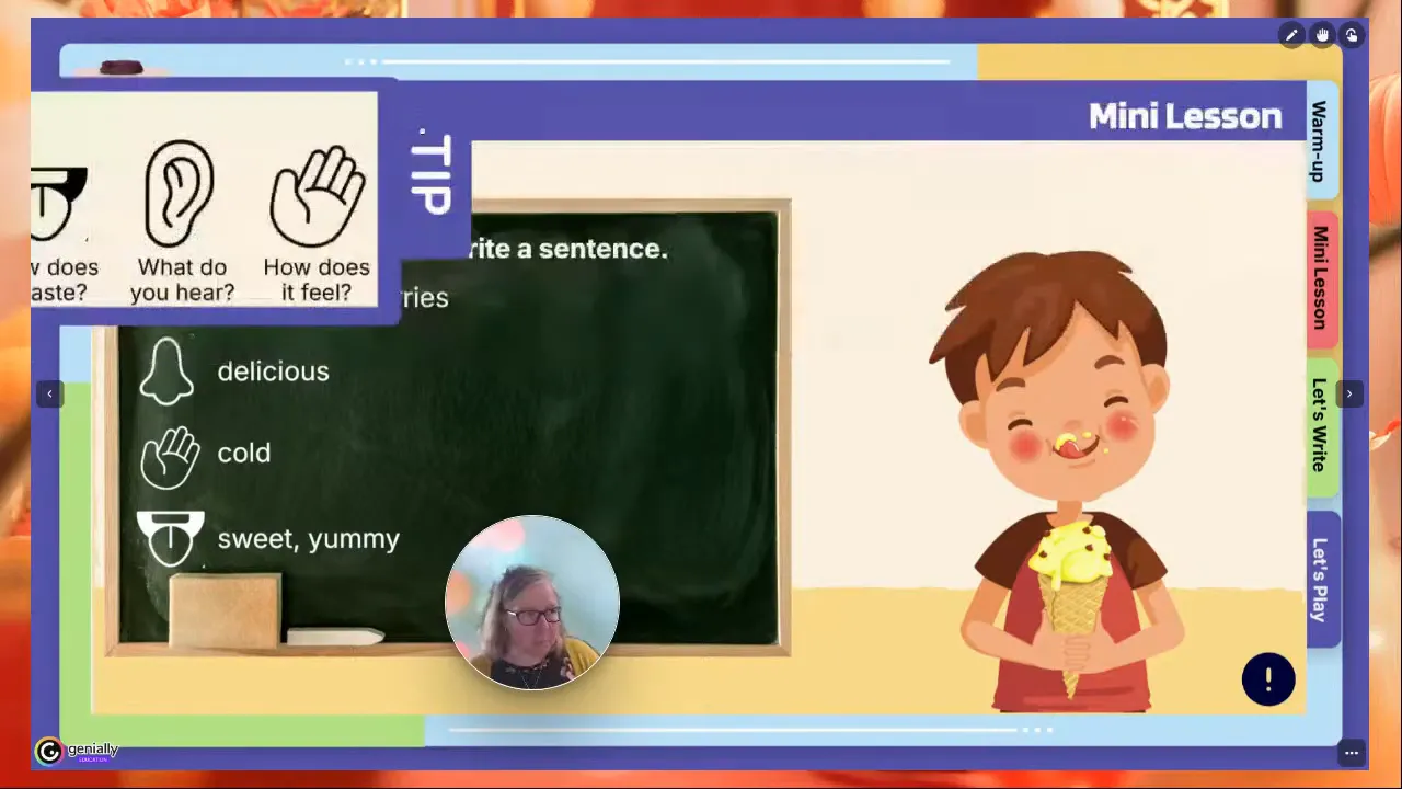 Example of a writing lesson plan